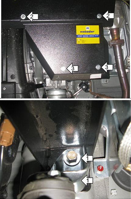 Защита Мотодор для РК Mitsubishi Pajero IV (бензин) 2006-2026. Артикул 11321