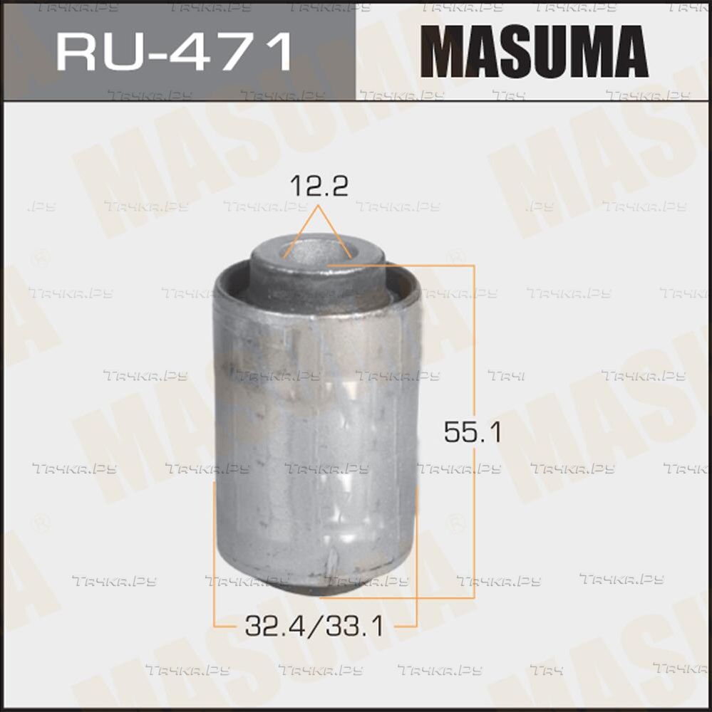 Сайлентблок заднего рычага подвески Masuma. Артикул RU-471