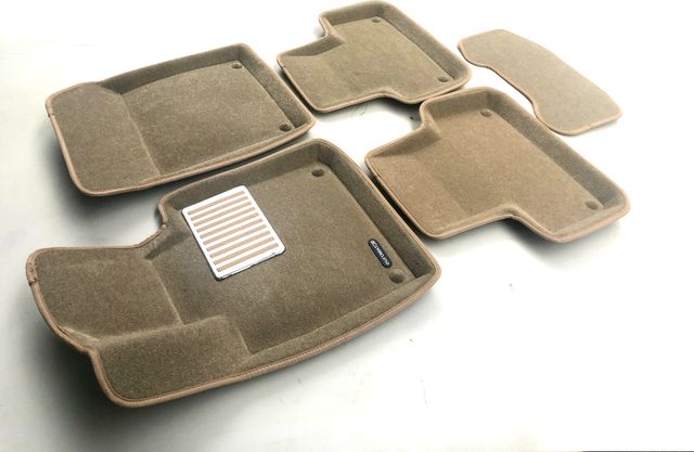 Коврики текстильные Euromat 3D Business для салона Volvo XC60 II 2018-2026 БЕЖЕВЫЕ. Артикул EM3D-005502T