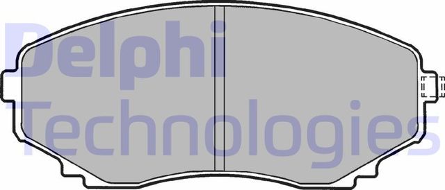 Тормозные колодки Delphi (Low-Metallic). Артикул LP1095