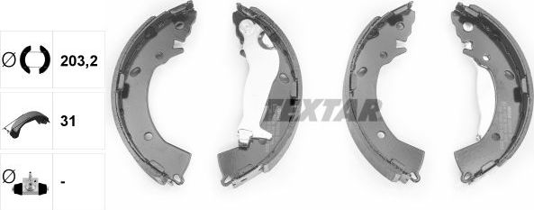 Тормозные колодки Textar. Артикул 91063300