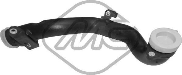 Патрубок интеркулера Metalcaucho левый для Fiat Doblo II 2010-2026. Артикул 09616