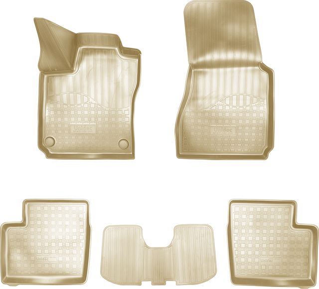 Коврики 3D Норпласт для салона Smart Forfour W453 2014-2026 БЕЖЕВЫЙ. Артикул NPA11-C82-200-B