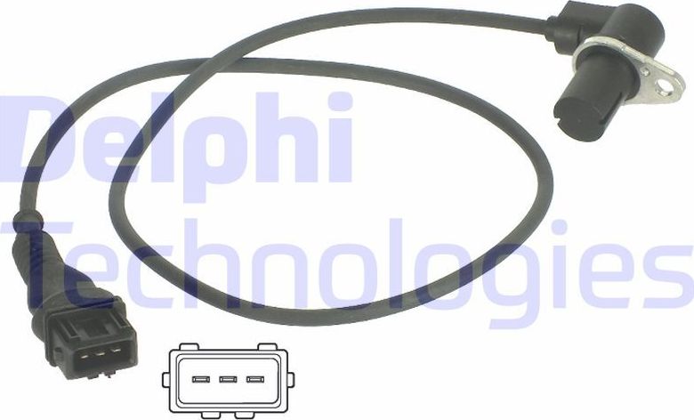 Датчик положения коленвала Delphi. Артикул SS10893