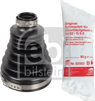 Пыльник ШРУСа внутренний Febi Bilstein (термопласт) передний для Renault Dokker 2013-2026. Артикул 172662