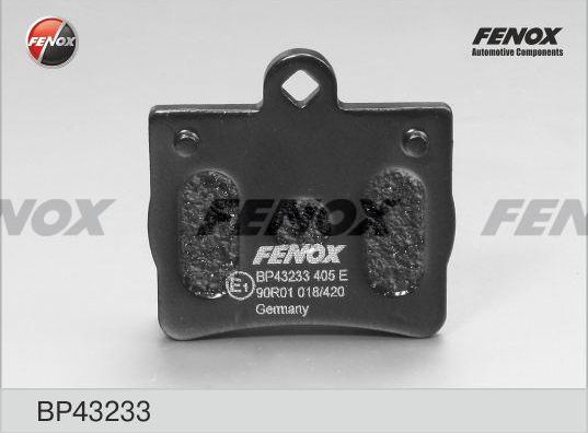 Тормозные колодки Fenox. Артикул BP43233