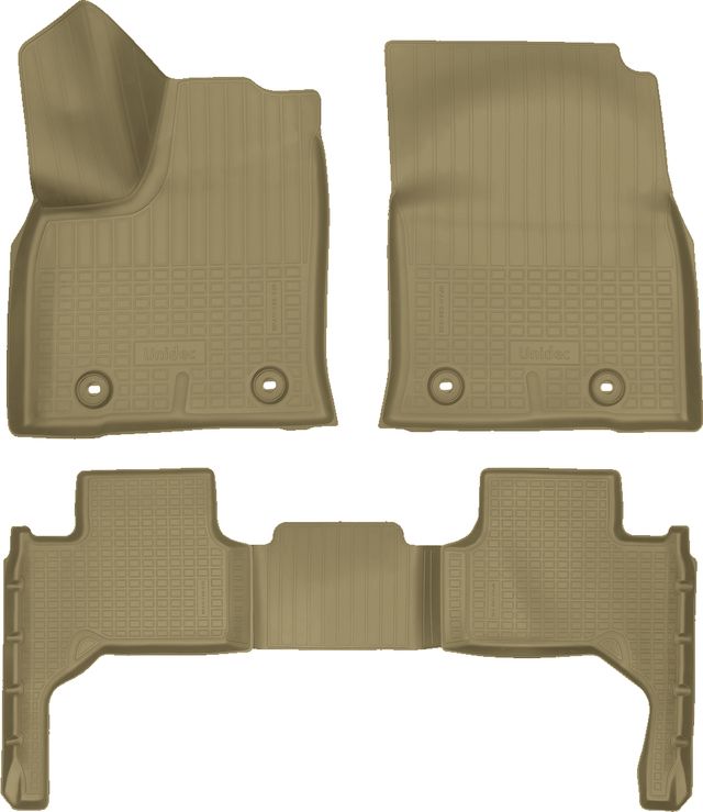 Коврики Норпласт для салона Toyota Land Cruiser 300 5 мест 2021-2026 Бежевый. Артикул NPA11-C88-530-1-B