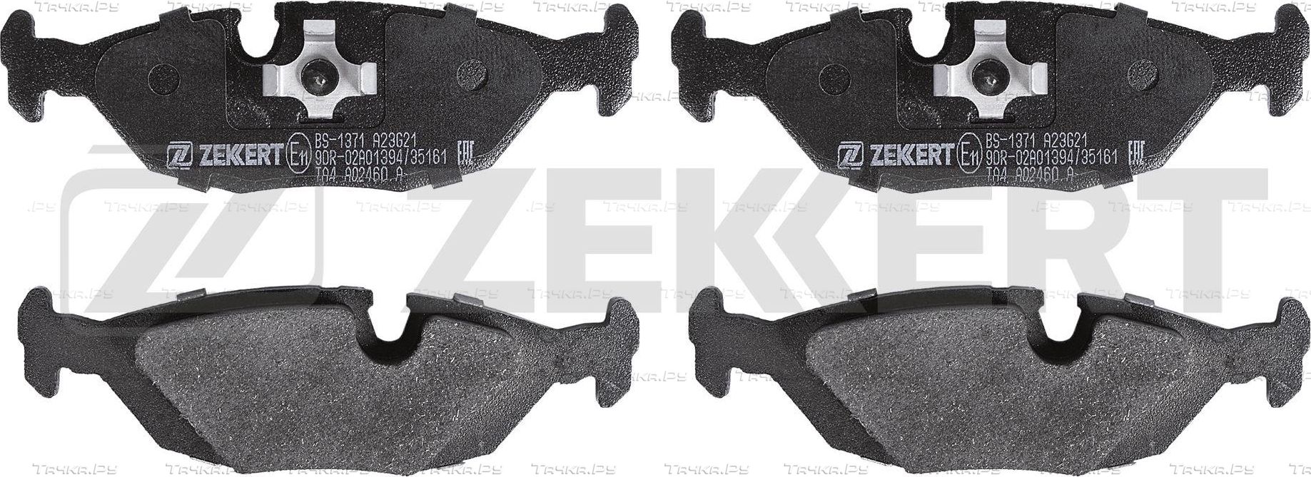 Тормозные колодки Zekkert задние для Volvo 480 1986-1996. Артикул BS-1371