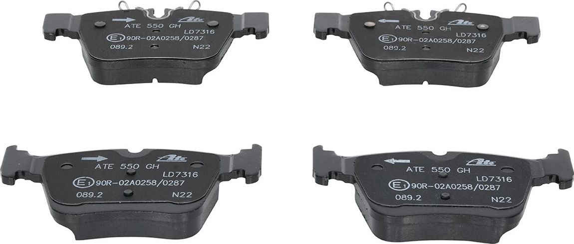 Тормозные колодки ATE Ceramic. Артикул 13.0470-7316.2