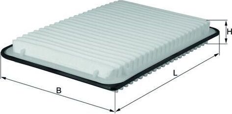 Воздушный фильтр Mahle для Mazda 3 II (BL) 2008-2014. Артикул LX 1921