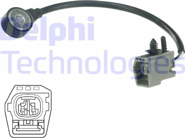 Датчик детонации Delphi для Ford Galaxy III 2015-2026. Артикул AS10200