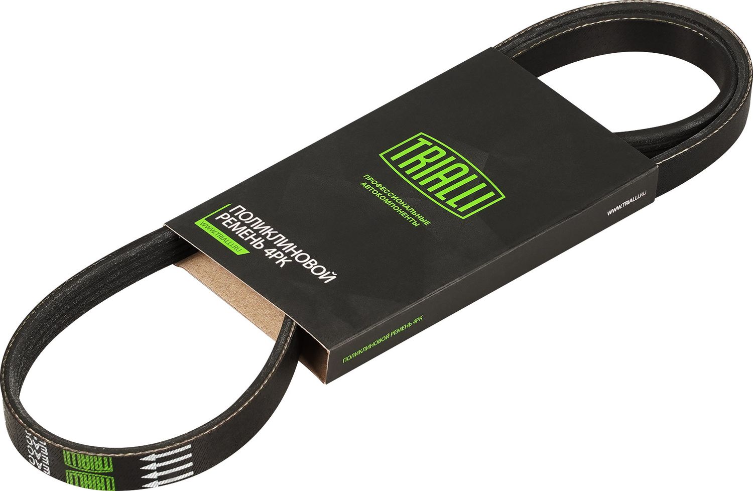 Приводной ремень поликлиновой Trialli (EPDM (Этилен-пропиленовый каучук)). Артикул 4PK1102E