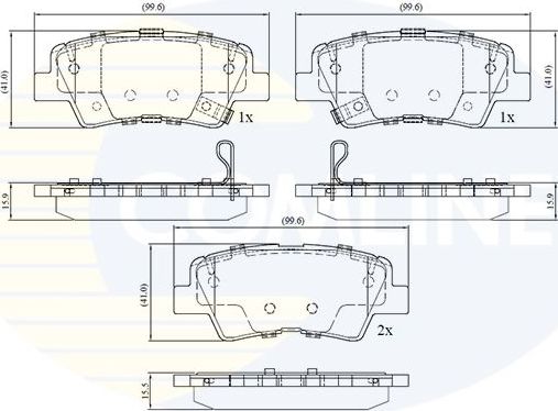 Тормозные колодки Comline Comline. Артикул CBP32694