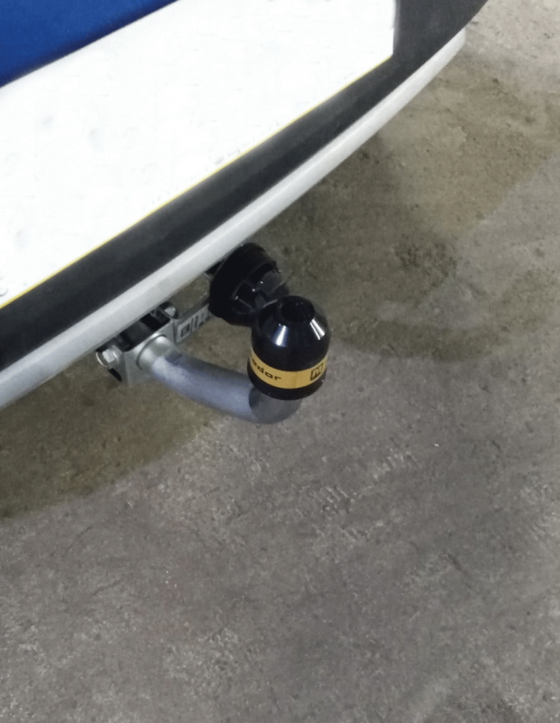 Фаркоп Мотодор для Renault Sandero Stepway II седан, хэтчбек 2014-2025. Артикул 91717-A