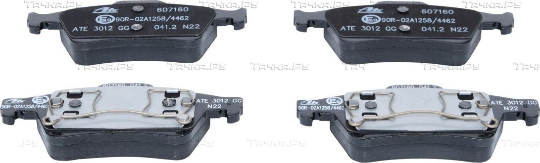 Тормозные колодки ATE задние для Ford Transit Connect I 2002-2013. Артикул 13.0460-7160.2