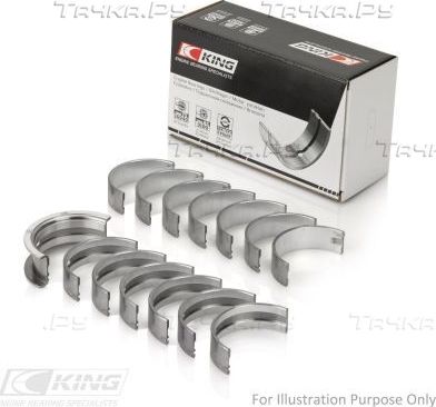 Вкладыши коренные King для BMW 5 VII (G30/G31) 2016-2026. Артикул MB7779SM0.25