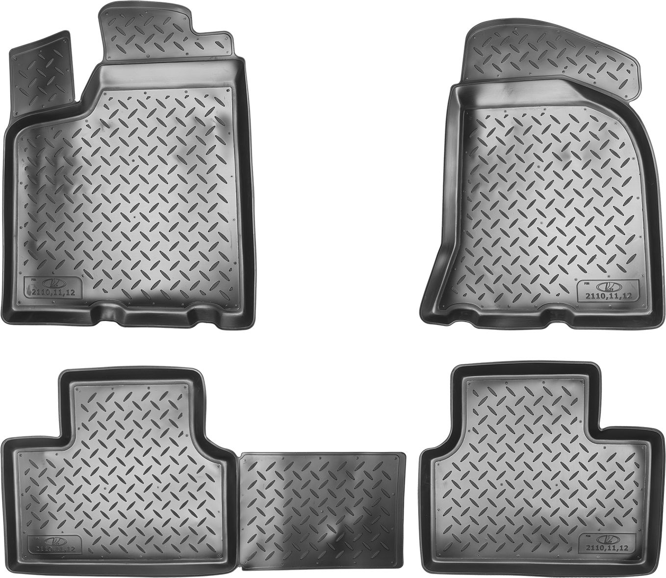 Коврики Норпласт для салона Lada (ВАЗ) 2110 1996-2010. Артикул NPL-Po-94-10