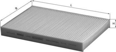 Салонный фильтр Mahle для IVECO Massif 2008-2011. Артикул LA 439