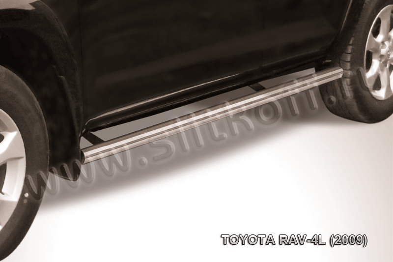 Пороги Slitkoff труба d76 для Toyota RAV4 III LWB 2009-2010. Артикул TR409L-014