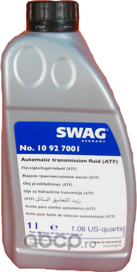 Масло трансмиссионное (Swag). Артикул 10927001
