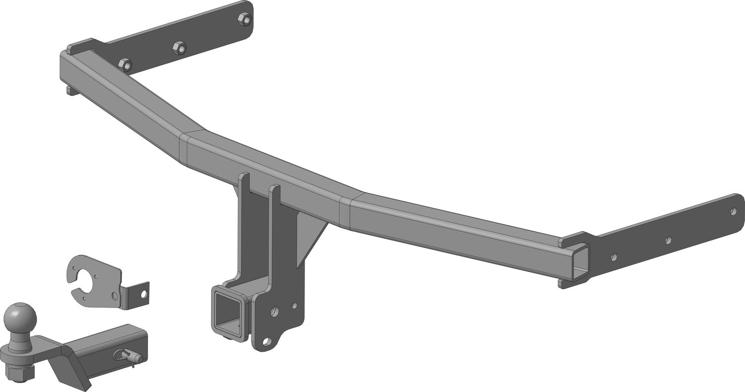 Фаркоп Трейлер под американский квадрат для Great Wall Hover Н5 2010-2016. Артикул 8125