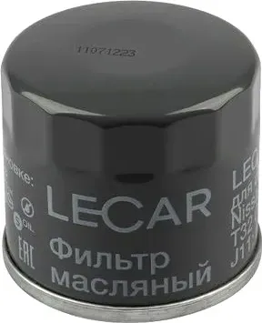 Фильтр масляный ДВС Nissan/Ford/Honda/Hyundai/Kia/Mazda/Renault (бензин/LS301/LS (Lecar). Артикул LECAR000110201