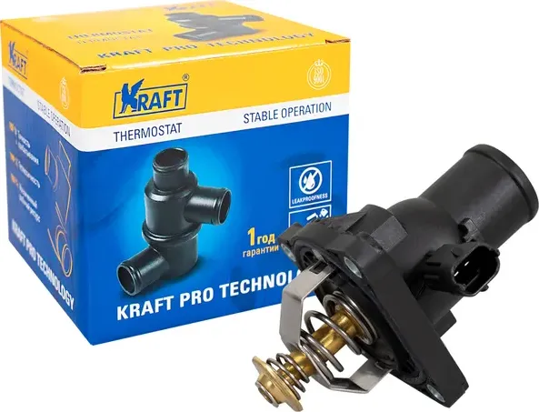 Термостат GM ASTRA J/AVEO 10-/11- 1.6i/1.6T/1.8i (Kraft). Артикул KT019542