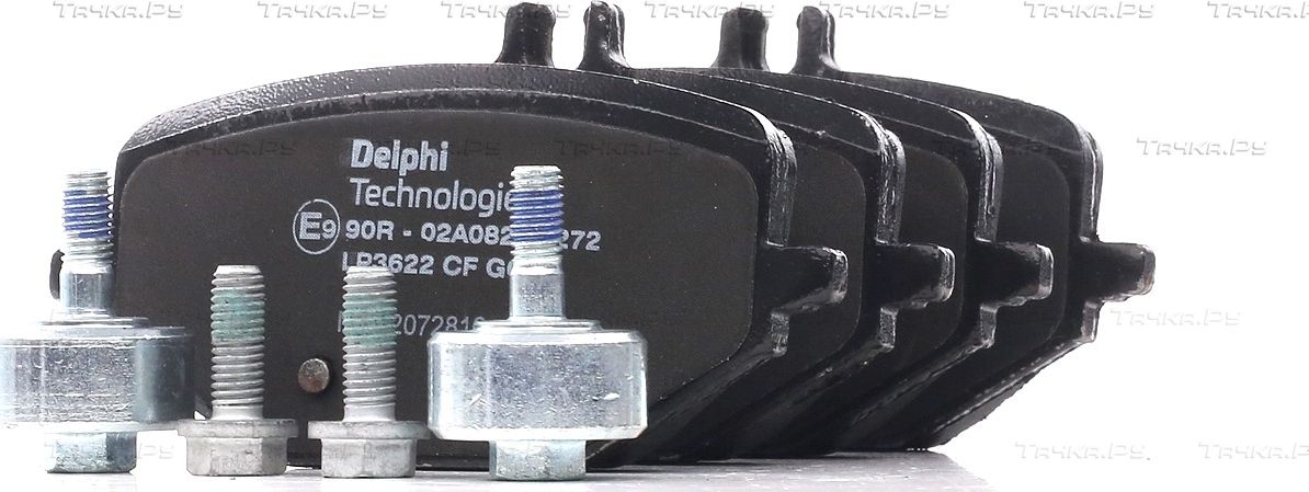 Тормозные колодки Delphi (Low-Metallic). Артикул LP3622