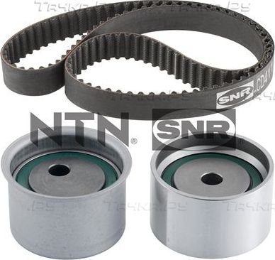 Ремень ГРМ с роликами (комплект) NTN / SNR для Kia Magentis I 2001-2006. Артикул KD484.07