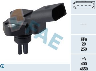Датчик абсолютного давления (ДАД, MAP) FAE для Audi A8 I (D2) 1997-2002. Артикул 15093