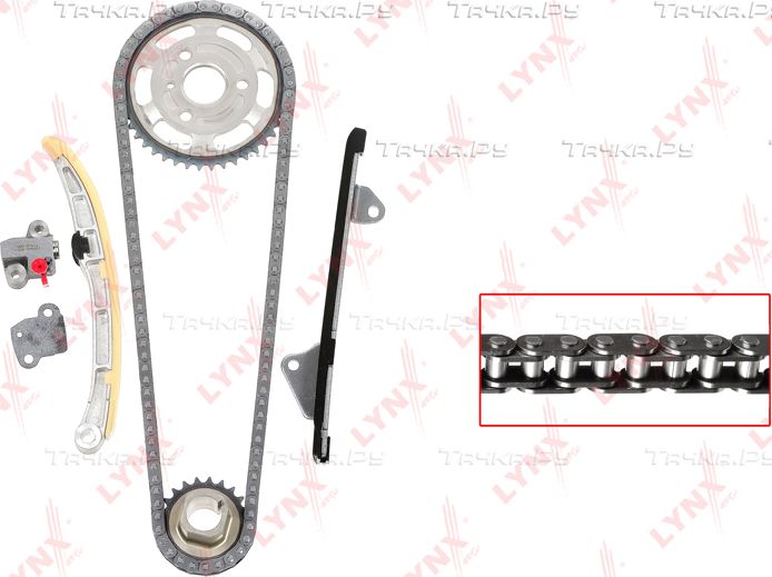 Цепь ГРМ LYNXauto для Toyota Auris I 2007-2012. Артикул TK-0157