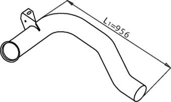 Глушитель Dinex для DAF CF 85 2001-2013. Артикул 22159