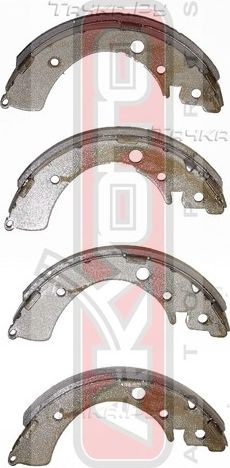 Тормозные колодки Akyoto Packing AKYOTO задние для Honda Capa 1998-2002. Артикул AKS-2012