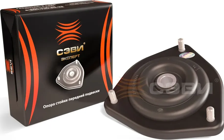 ОПОРА СТОЙКИ 2170-72 ПЕР.БЕЗ ПОДШИПНИКА (СЭВИ) (КОД 1117) (Sevi). Артикул 1117