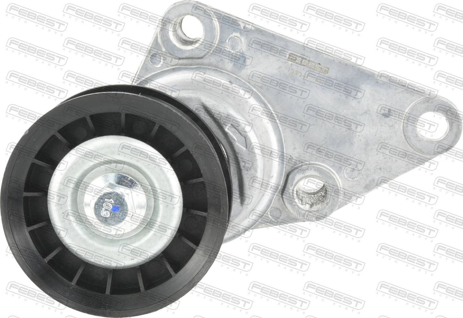 Натяжной ролик (натяжитель) приводного клинового зубчатого ремня Febest. Артикул 1090-LY5U