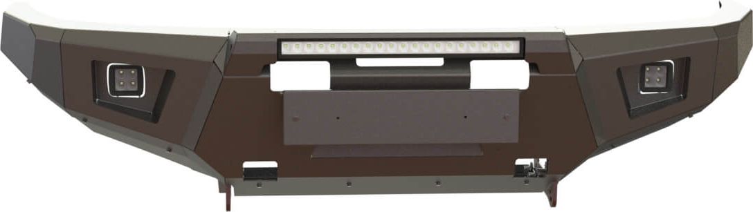 Бампер силовой STC передний с защитной дугой для Toyota Land Cruiser 80 1990-1997. Артикул STC-TLC80-BF-C1