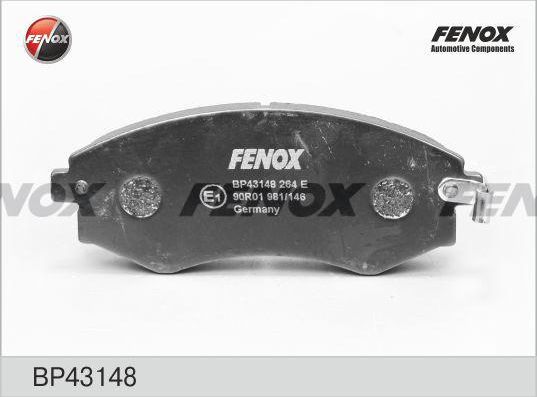 Тормозные колодки Fenox. Артикул BP43148