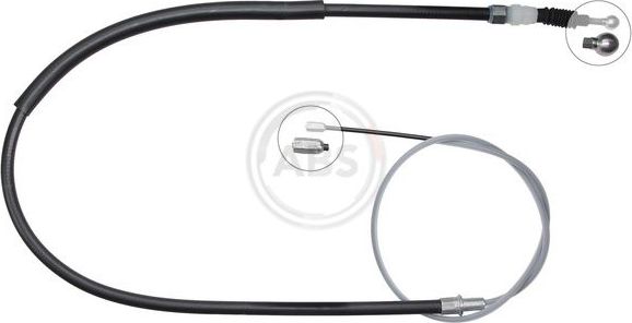 Трос ручника (тросик ручного тормоза) ABS. Артикул K13879