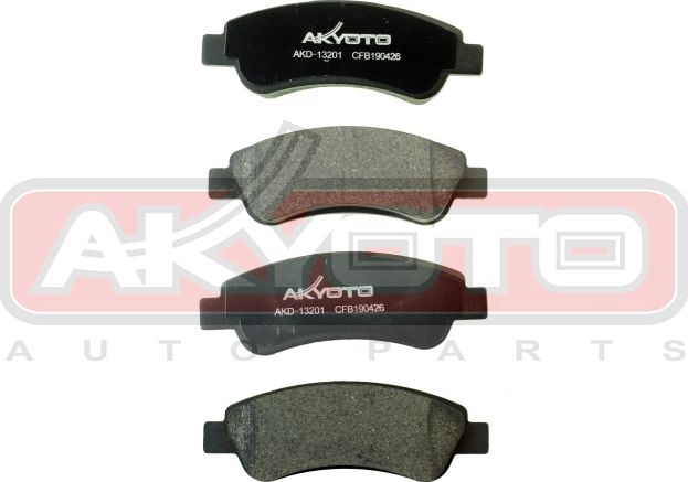 Тормозные колодки Akyoto. Артикул AKD-13201