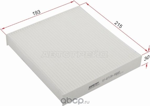 Фильтр салона TOYOTA LAND CRUISER 100 98-07200 07 (SAT). Артикул ST8713930040