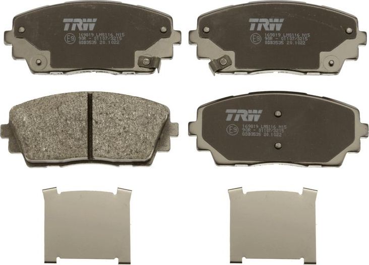 Тормозные колодки TRW COTEC. Артикул GDB3535