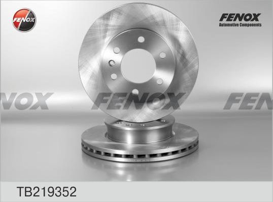 Тормозной диск Fenox. Артикул TB219352