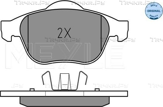 Тормозные колодки Meyle Original передние для Renault Espace IV 2002-2015. Артикул 025 232 4818