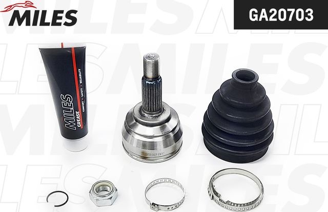 Шрус наружный (граната) Miles для Renault Logan II 2016-2026. Артикул GA20703