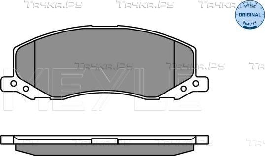 Тормозные колодки Meyle Original передние для Opel Insignia I 2008-2017. Артикул 025 244 1817/W