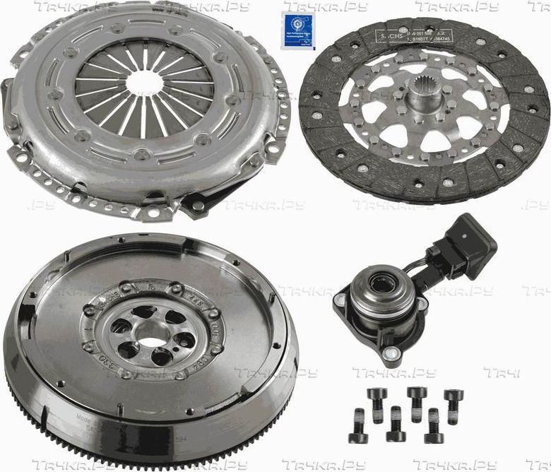 Сцепление (комплект) SACHS ZMS-модуль (двухмассовый маховик) для Peugeot 5008 I 2009-2017. Артикул 2290 601 164