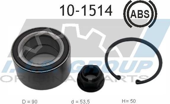 Ступичный подшипник (комплект) IJS Group. Артикул 10-1514