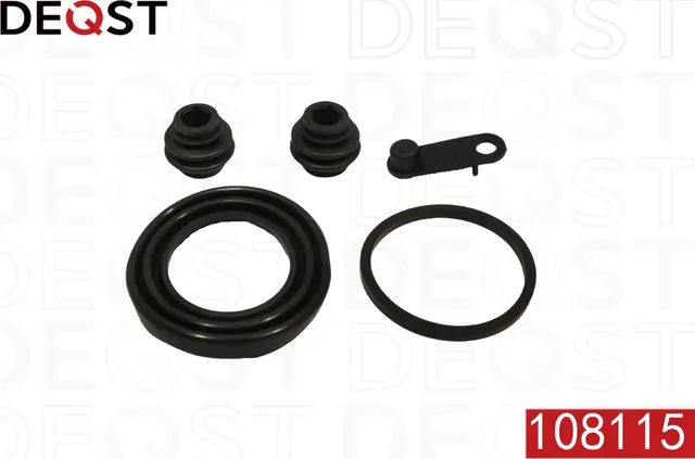Ремкомплект тормозного суппорта заднего (для поршня O 43 mm, суппорт Mando). (Deqst). Артикул 108115