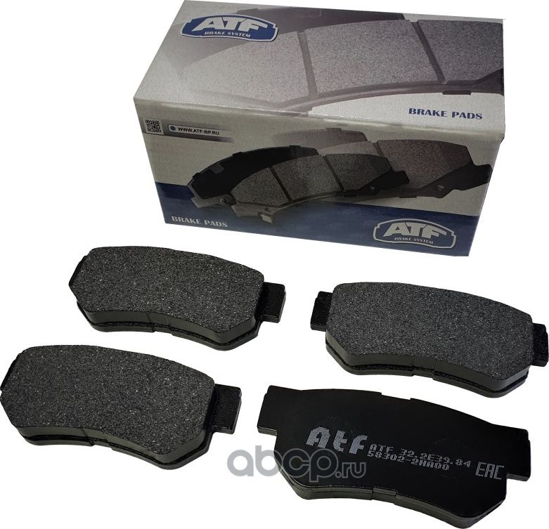 Колодки тормозные задние (ТагАЗ) (ATF). Артикул 322E3984