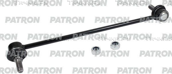 Стойка (тяга) стабилизатора Patron передняя левая для Hyundai Santa Fe II 2006-2012. Артикул PS4106L